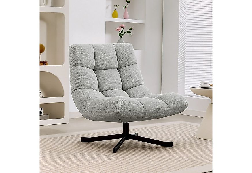 HOMCOM Relaxsessel mit Breiter Sitzfläche, wasserabweisend Chenille-Optik, günstig online kaufen