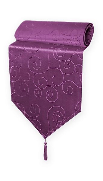 Haus und Deko Tischdecke Tischläufer Damast Ornamente klassisch Tischdecke günstig online kaufen