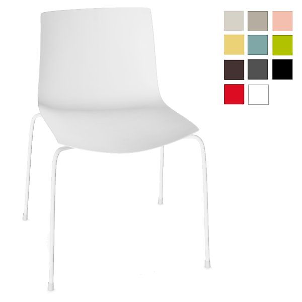 AKTION Arper CATIFA 46 0336 | Outdoorstuhl Vierfuß | monocolor | viele Farb günstig online kaufen