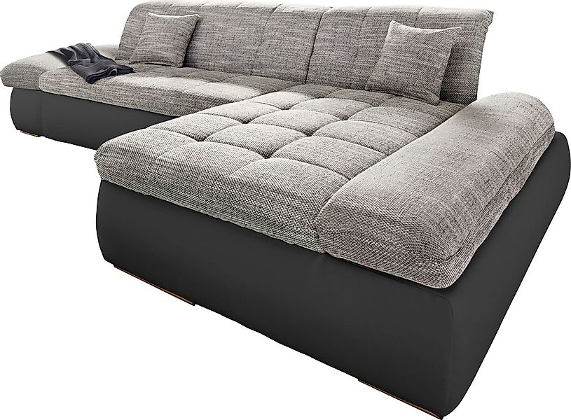 DOMO collection Ecksofa "Moric Luxus - B/T/H 300/172/80 cm, XXL-Format", L- günstig online kaufen