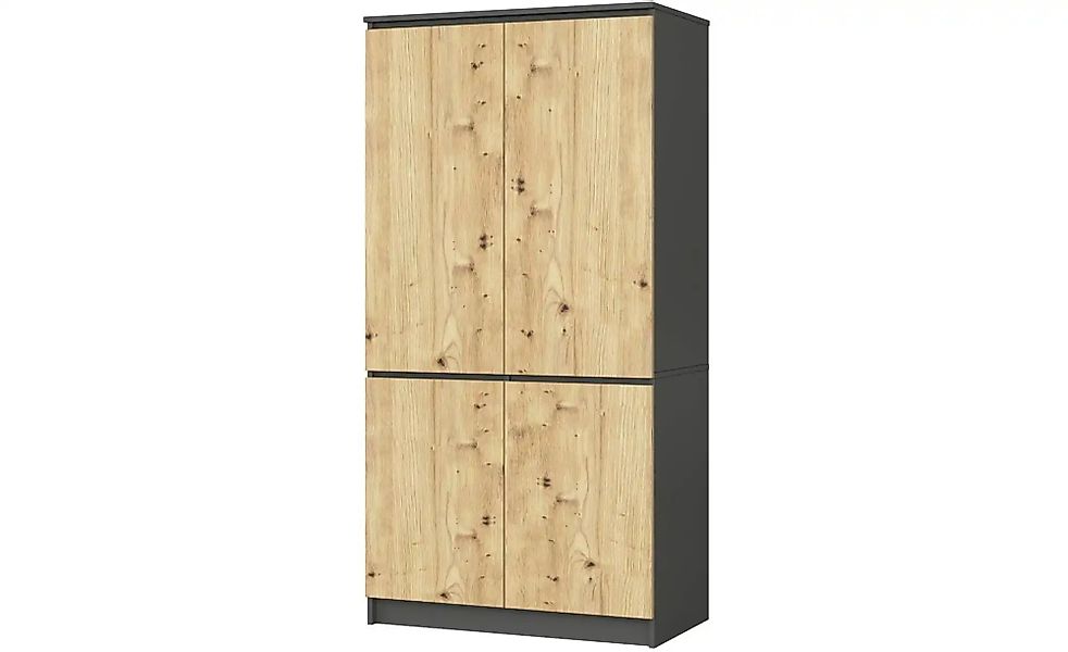 Drehtürenschrank 90 cm breit Valentina ¦ mehrfarbig ¦ Maße (cm): B: 90 H: 1 günstig online kaufen