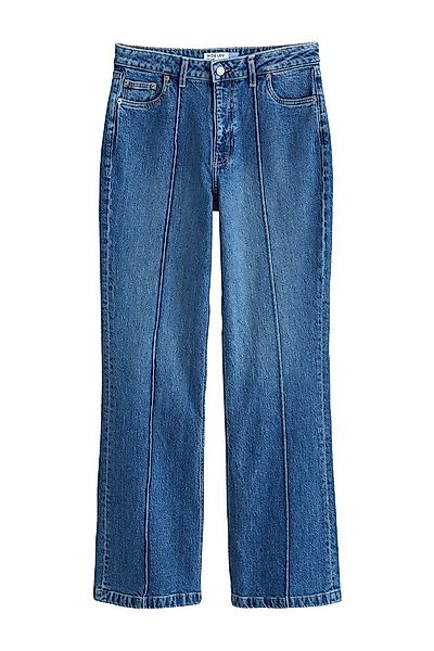 Next Weite Jeans Jeans mit weitem Bein und Frontnaht, Kurzgröße (1-tlg) günstig online kaufen