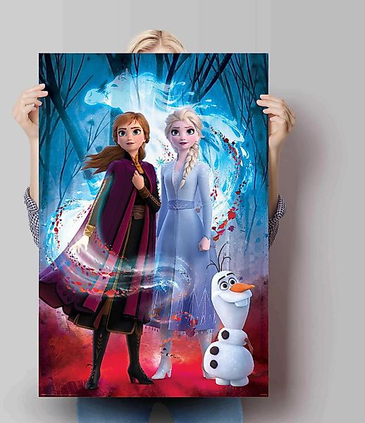 Reinders Poster "Poster Frozen 2 Anna - Elsa - Olaf - Disney", Film, (1 St. günstig online kaufen