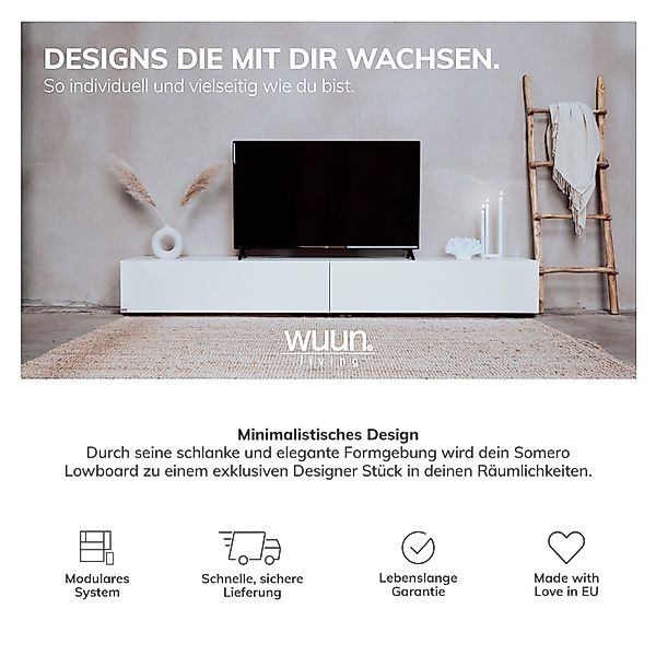 Wuun TV-Board Wuun® Somero Lowboard Tv-Board günstig online kaufen