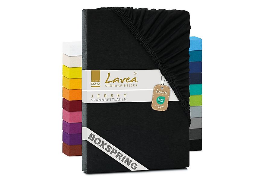 Lavea Spannbettlaken Maya, in Gr. 60x140, 90x200, 120x200, 140x200, 180x200 günstig online kaufen