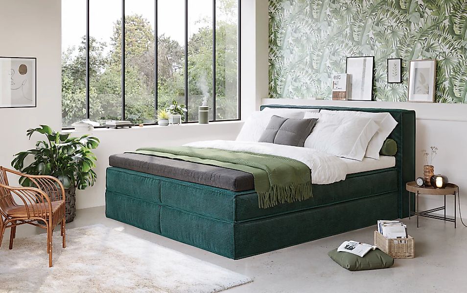 LeGer Home by Lena Gercke Boxspringbett "Addyson", (Härtegrade H2, H3 und H günstig online kaufen