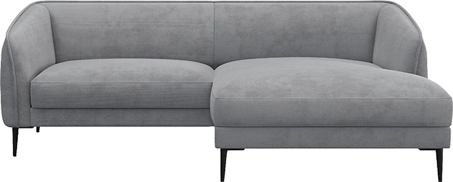 FLEXLUX Ecksofa »Belle Designsofa, bequem durch Kaltschaum im Sitz«, Skandi günstig online kaufen