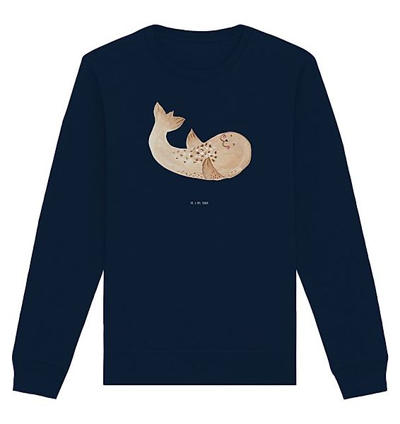 Mr. & Mrs. Panda Longpullover Größe S Robbe Liegen - French Navy - Geschenk günstig online kaufen