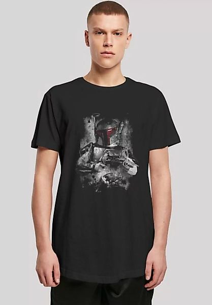 F4NT4STIC T-Shirt Star Wars Boba Fett Distressed Print günstig online kaufen