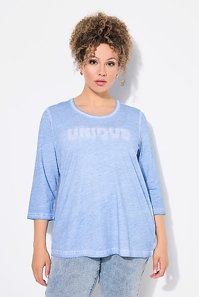 Ulla Popken T-Shirt Shirt Statementstickerei Classic günstig online kaufen