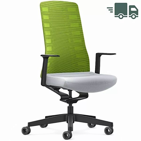 Interstuhl PURE ACTIVE Edition Bürostuhl mit Netzrücken - Variante grün-hel günstig online kaufen
