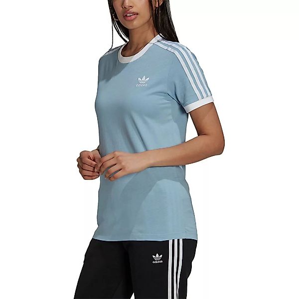 Adidas Originals 3 Stripes Kurzarm T-shirt 32 Ambient Sky günstig online kaufen