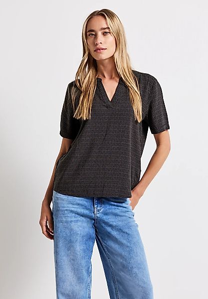 STREET ONE Kurzarmbluse, aus softer Viskose günstig online kaufen