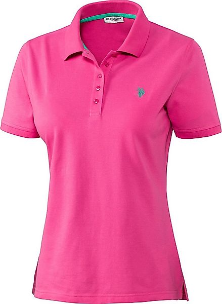U.S. Polo Assn. Poloshirt Stretch-Piqué mit taillierte Passform günstig online kaufen