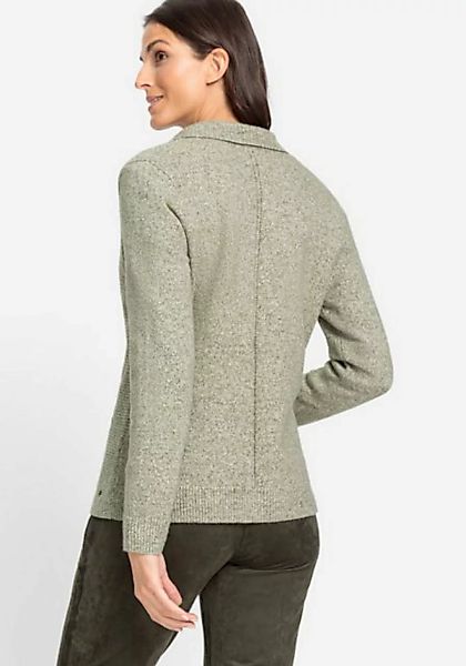 Olsen Cardigan mit Verschlussknöpfen und aufgesetzten Taschen günstig online kaufen