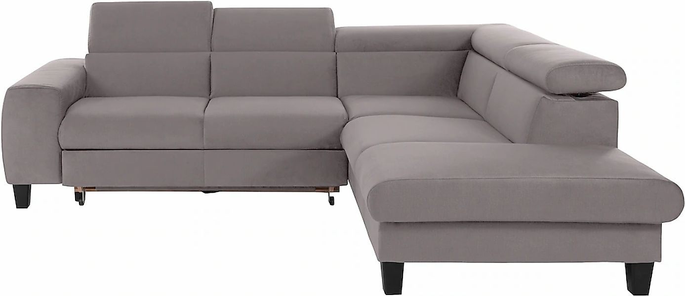 COTTA Ecksofa "Morven L-Form" wahlweise mit Bettfunktion, Bettkasten & Wire günstig online kaufen