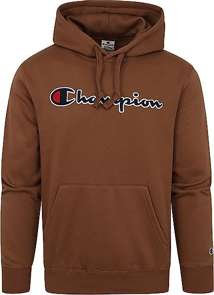 Champion Hoodie Logo Braun - Größe M günstig online kaufen