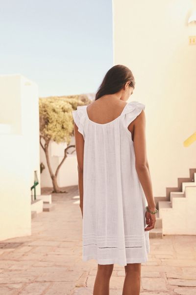 Next Minikleid Minikleid mit V-Ausschnitt und günstig online kaufen