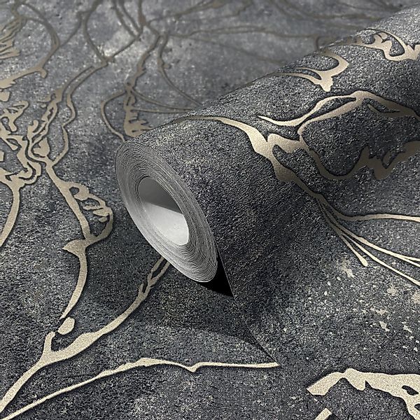 Marburg Vliestapete Squirm, strukturiert, glänzend, moderne Tapete für Wohn günstig online kaufen