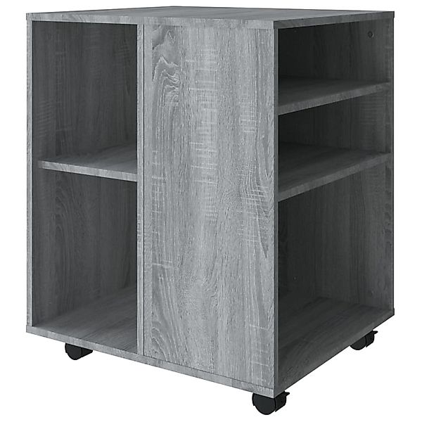 vidaXL Aktenschrank Rollschrank Grau Sonoma 60x53x72 cm Spanplatte günstig online kaufen