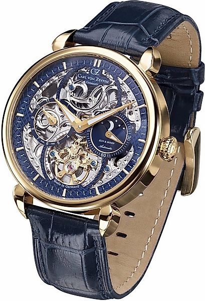 Carl von Zeyten Automatikuhr Neukirch CVZ0005GBL, Armbanduhr, Herrenuhr, Sa günstig online kaufen