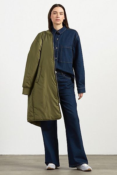 SENSES.THE LABEL Langjacke mit Two-Way-Zipper günstig online kaufen