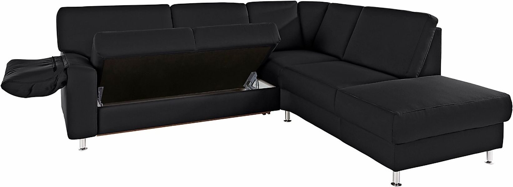 sit&more Ecksofa »Belfort L-Form«, wahlweise mit Vorziehsitz und Bettkasten günstig online kaufen