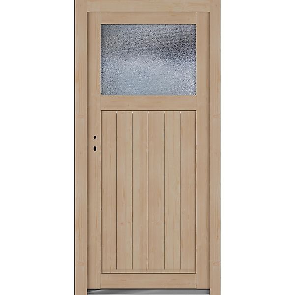 Roro Nebeneingangstür OHE 1002 Fichte 5FA 98 cm x 198 cm DIN L günstig online kaufen