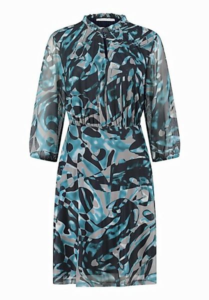 Betty&Co Sommerkleid Betty & Co Freizeitkleid mit 3/4 Arm Raffung günstig online kaufen