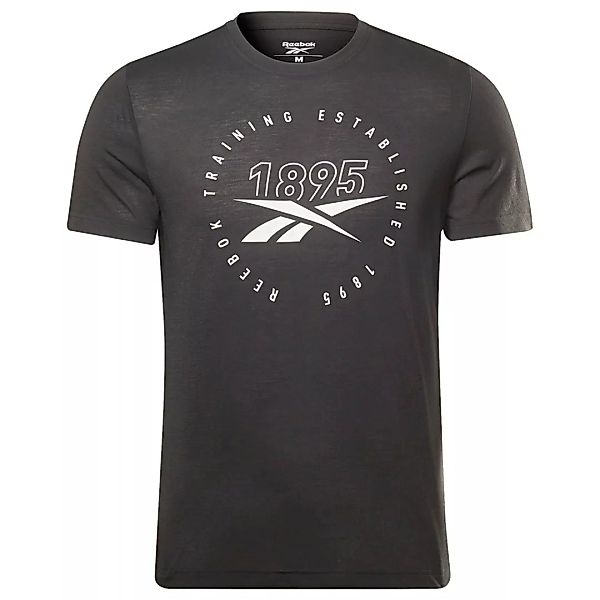 Reebok Graphic Series Training Speedwick Kurzärmeliges T-shirt S Black / Wh günstig online kaufen