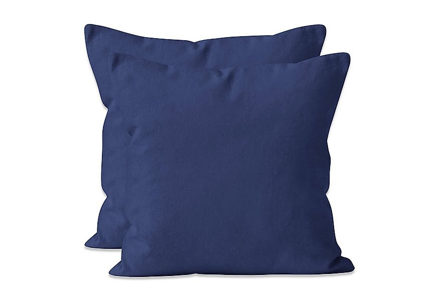 Zestri Kissenbezug 2-er Set Kissenhülle Mikrofaser 40x40 40x80 80x80 mit Re günstig online kaufen