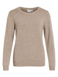 Vila Strickpullover Dünner Rundhals Strickpullover VIRIL günstig online kaufen