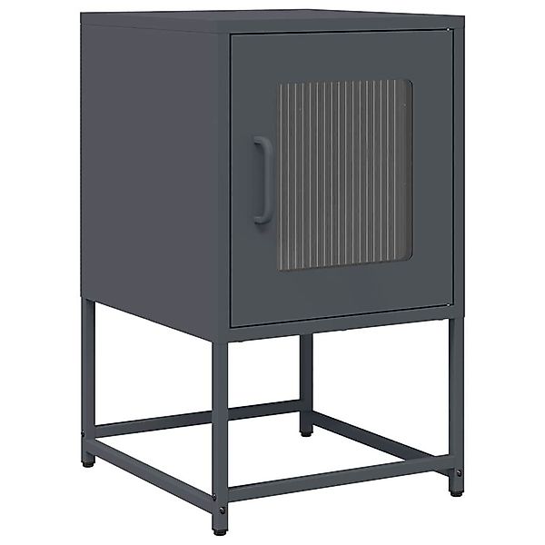 vidaXL Nachttisch Nachttisch Anthrazit 36x39x60,5 cm günstig online kaufen