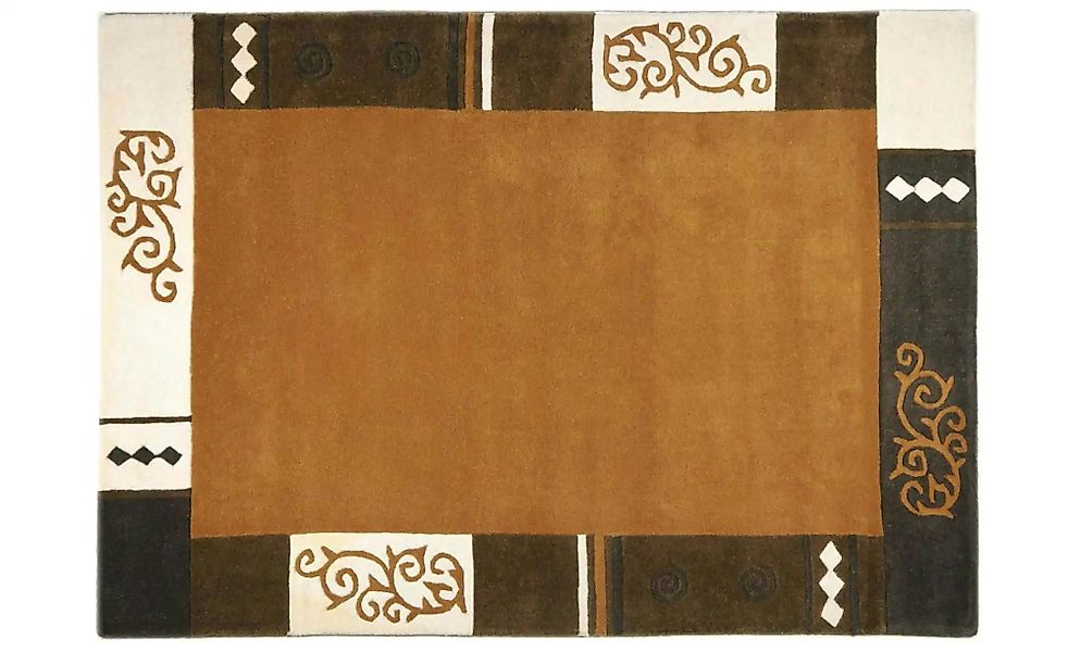 THEKO Teppich   ¦ braun ¦ Wolle ¦ Maße (cm): B: 190 H: 1,4 Teppiche > Wohnt günstig online kaufen