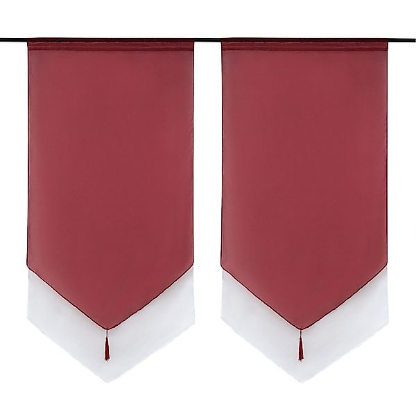 Joyswahl Scheibengardine (1 St), Stangendurchzug, halbtransparent, günstig online kaufen