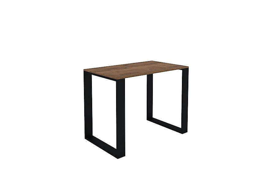 AKKE Esstisch, Esszimmertisch LOFT Schwarze Beinen Küchentisch Bürotisch 2m günstig online kaufen