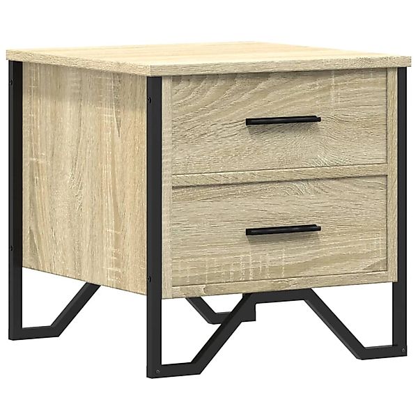vidaXL Nachttisch Sonoma-Eiche 40x41x40 cm Holzwerkstoff 848506 günstig online kaufen