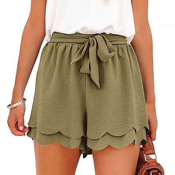 FIDDY Relaxshorts Damen-Shorts, elastische Taillen-Shorts-Relaxshorts-Stran günstig online kaufen