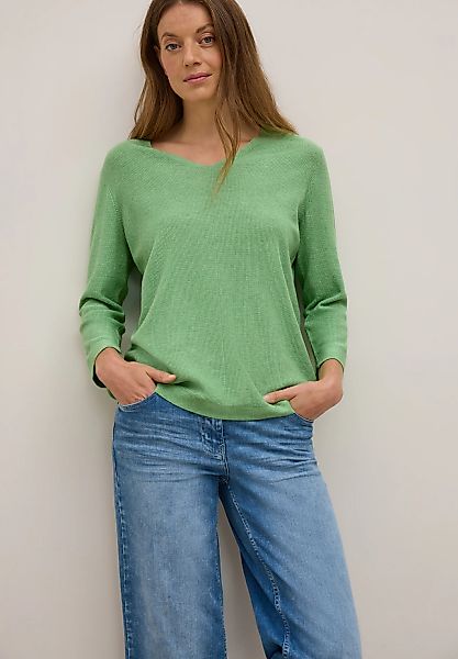 CECIL Strickpullover mit V-Ausschnitt günstig online kaufen