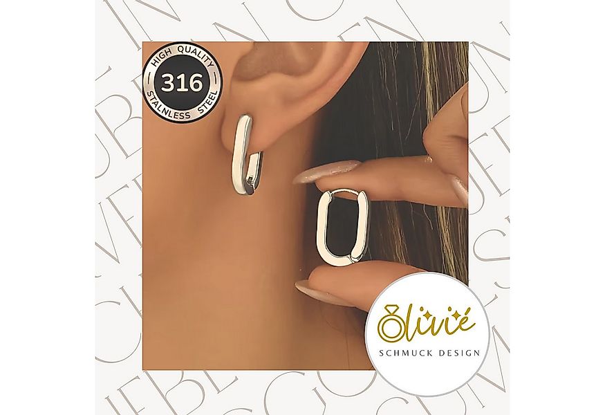 XCOAST Ohrhänger-Set Damen-Ohrringe aus Edelstahl – Silber, hypoallergen, e günstig online kaufen