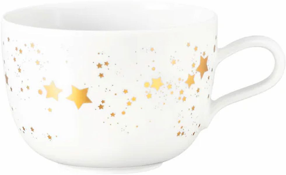 Seltmann Weiden Tasse »Liberty - Golden Stars«, (1 tlg.), Milchkaffeeoberta günstig online kaufen