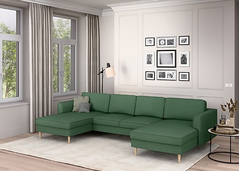Home affaire Wohnlandschaft »Booster Couch wahlweise mit Schlaffunktion und günstig online kaufen