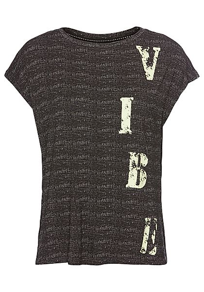 Laura Scott T-Shirt in besonderer Melange-Optik günstig online kaufen