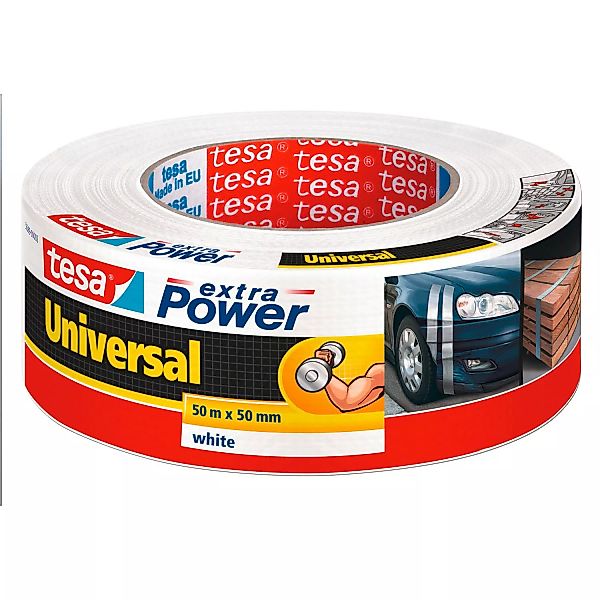 Tesa Extra Power Universal Weiß 50 m x 50 mm günstig online kaufen
