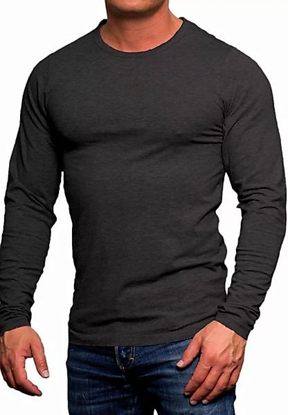 Jack & Jones Langarmshirt Basic Shirt mit Rundhalsausschnitt günstig online kaufen