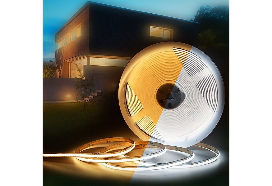 Hexim LED Stripe COB – RGB/W CCT oder Kalt-, Neutral-, Warmweiß (Dualweiß 1 günstig online kaufen