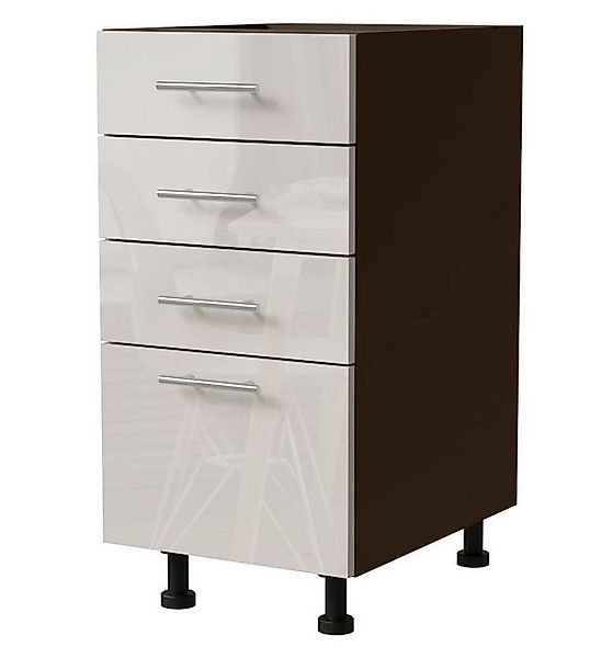 Feldmann-Wohnen Unterschrank Brerra (D4/40, 4 Schubladen - REJS Comfort Box günstig online kaufen