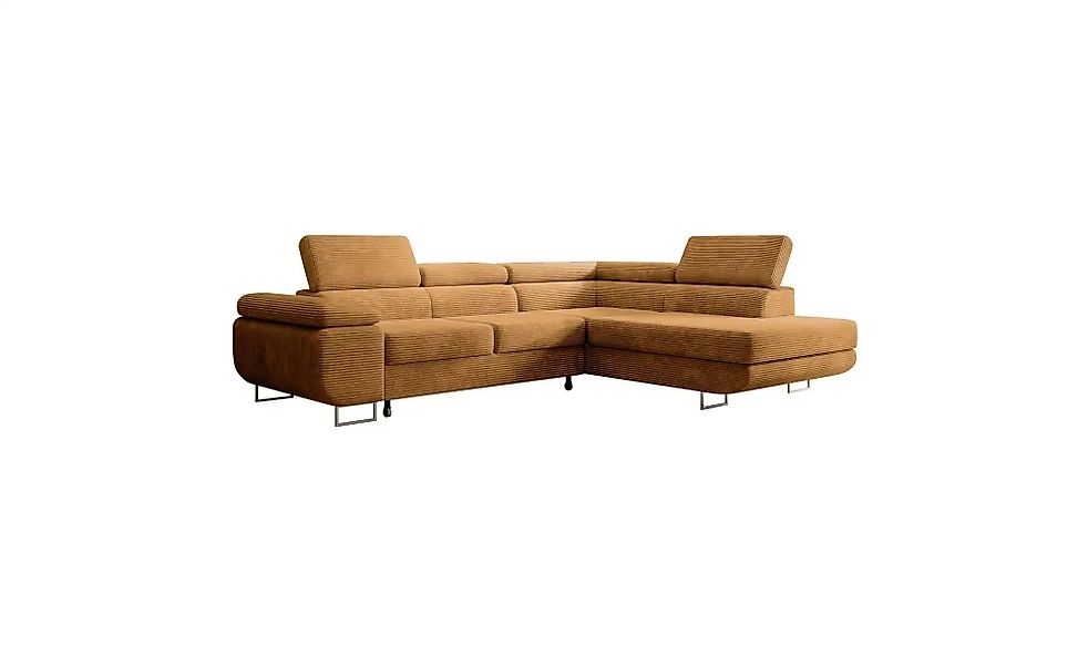 Ecksofa  Stevil ¦ gelb ¦ Maße (cm): B: 275 H: 90 Polstermöbel > Sofas > Eck günstig online kaufen