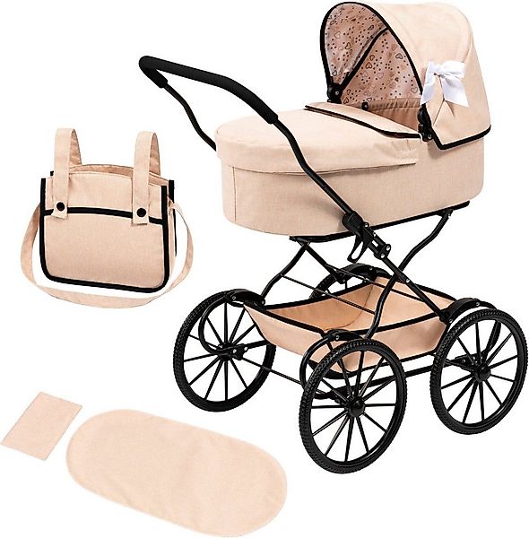 Bayer Puppenwagen nostalgisch, inklusive Umhängetasche günstig online kaufen