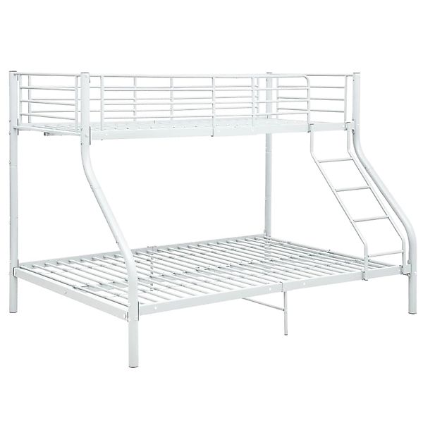 vidaXL Etagenbett Etagenbettgestell Weiß Metall 140x200 cm 90x200 cm Einzel günstig online kaufen